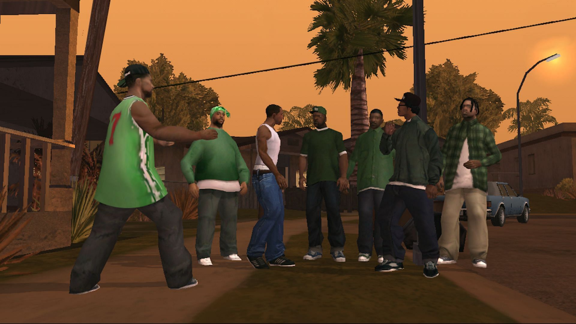 A screenshot of GTA San Andreas as it appears on Android devices (Image via Rockstar Games)