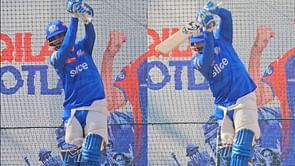 [Watch] Jasprit Bumrah shows off his batting range during nets session ahead of DC vs MI IPL 2024 match