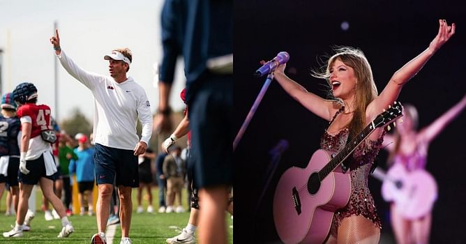 PHOTO: $14M worth Lane Kiffin expresses excitement as Taylor Swift releases highly anticipated "The Tortured Poets Department"
