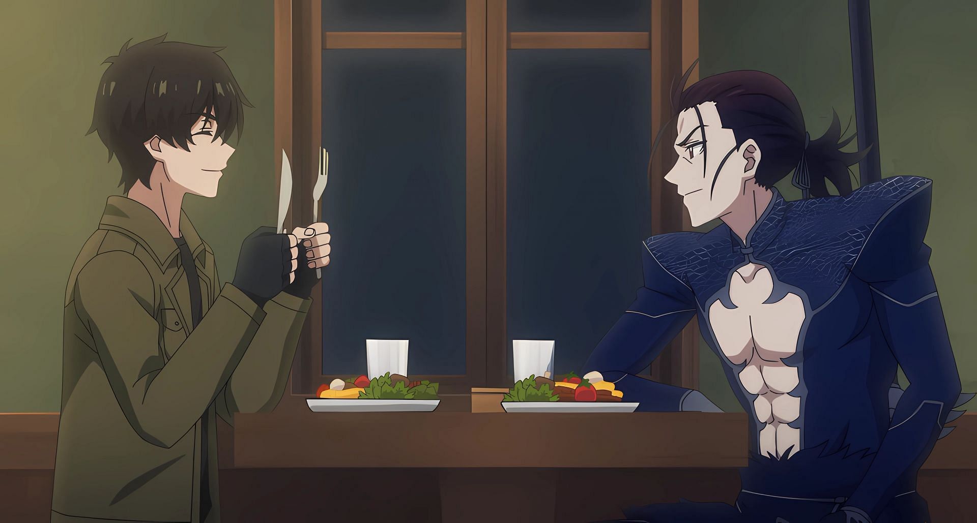 Shin (left) and Wilhelm (right) as seen in episode 2 (Image via Yokohama Animation Lab &amp; Cloud Hearts)