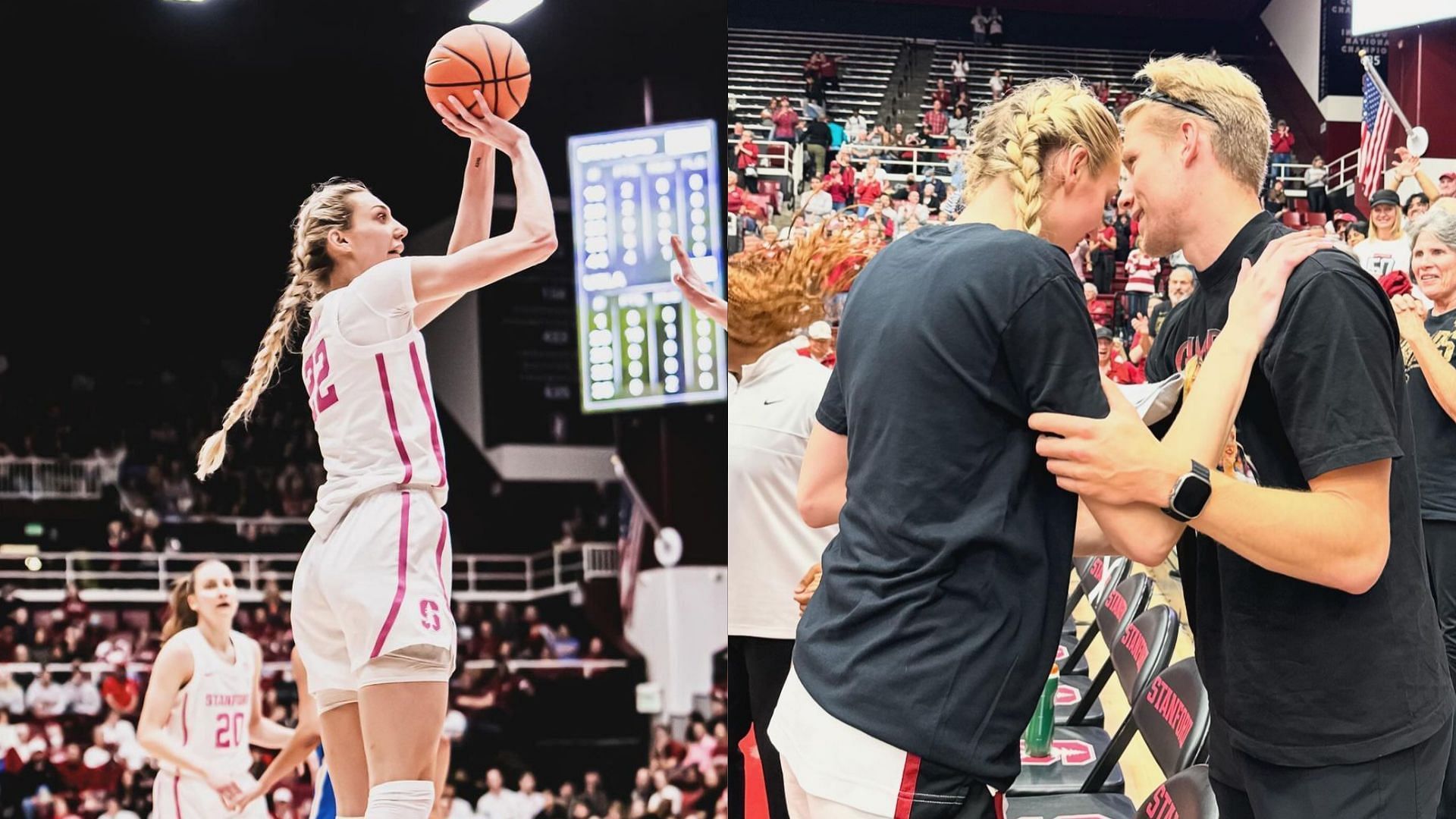 WNBA Bound Cameron Brink Shares Adorable Snap With BF Ben Felter For ...