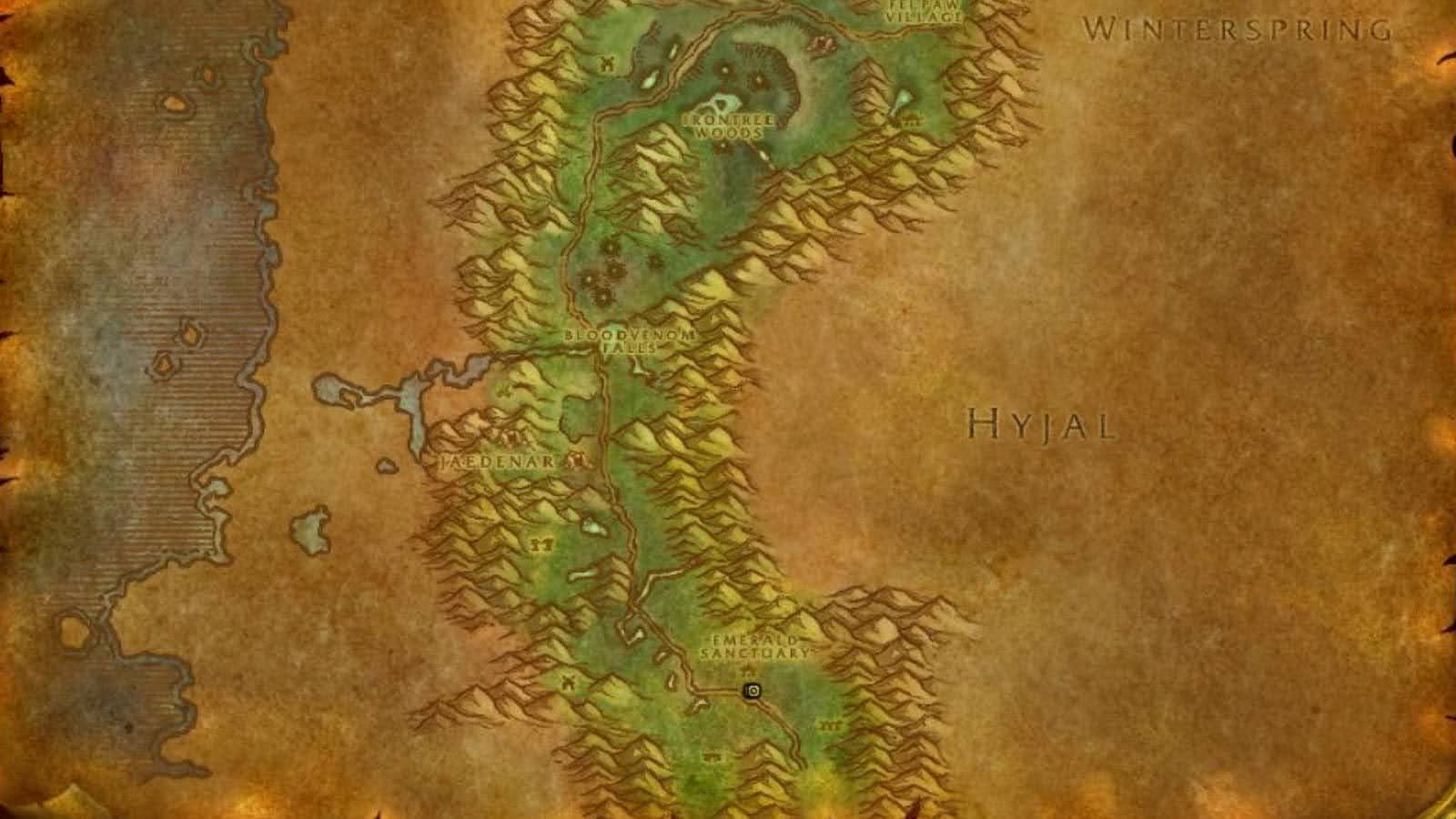 This is where the quest The Wild Gods starts (Image via Blizzard Entertainment)