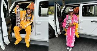 “I just wore pink today” - Deiondra Sanders' BF Jacquees discloses baby preferences ahead of gender reveal party