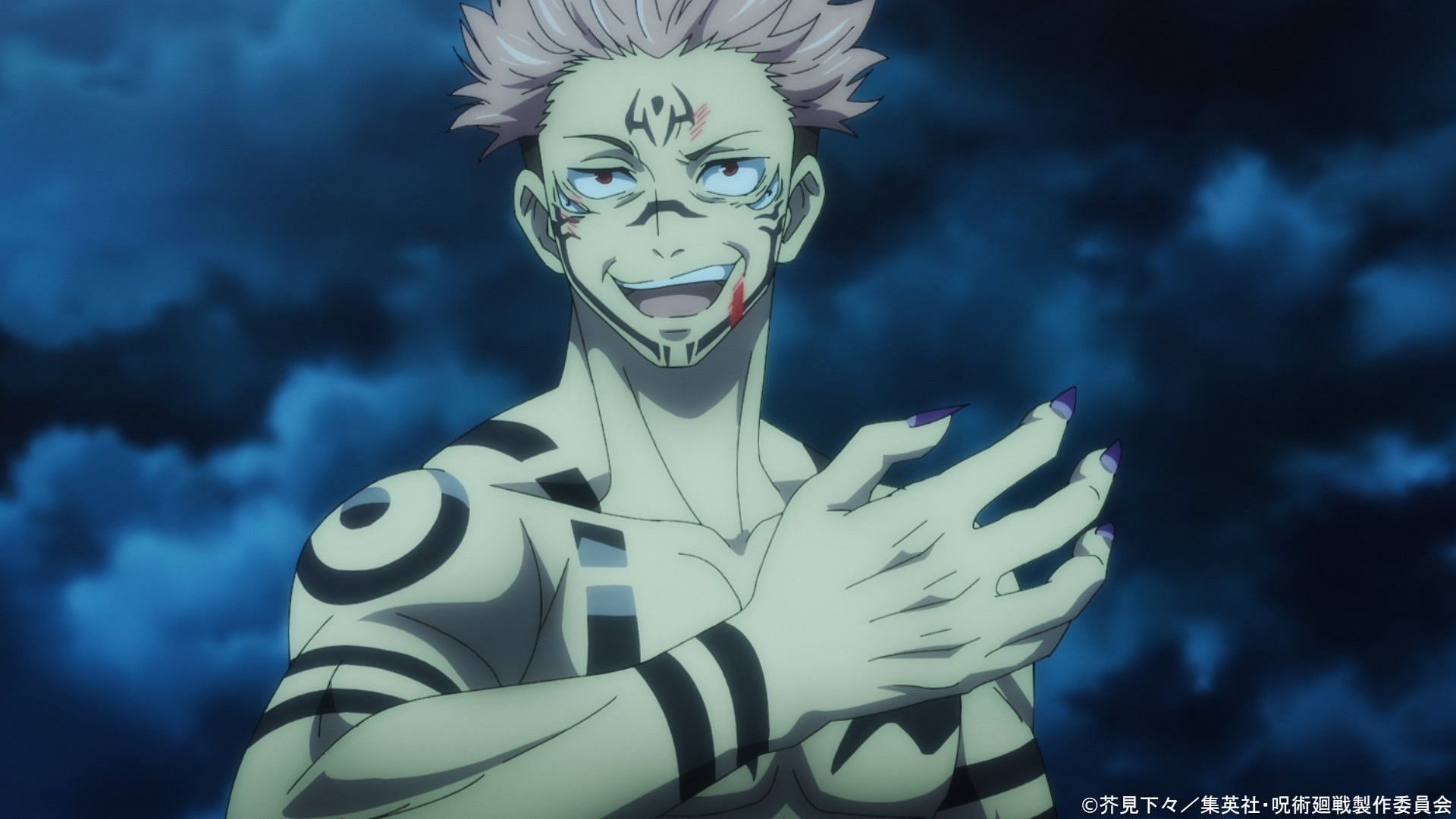 Sukuna as seen in the Jujutsu Kaisen anime series (Image via MAPPA Studios)