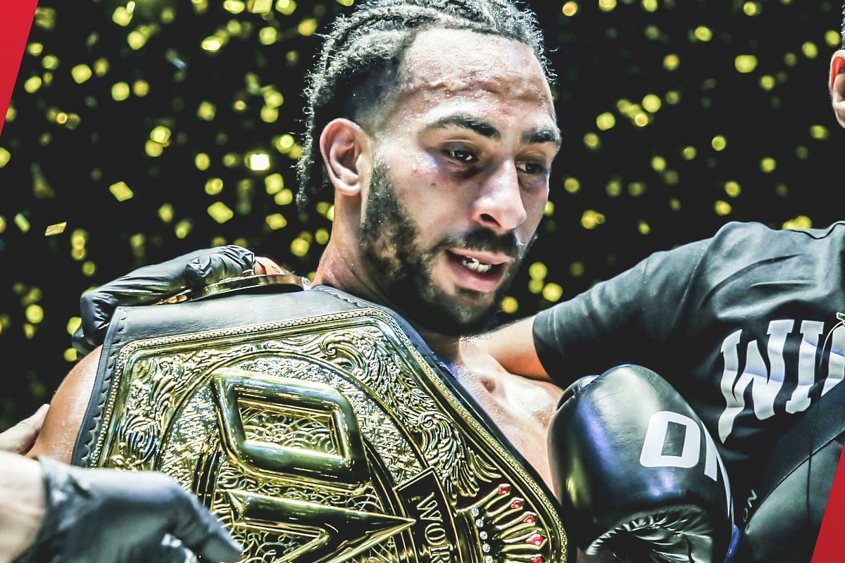 Newly-crowned ONE lightweight kickboxing world champion Alexis Nicolas