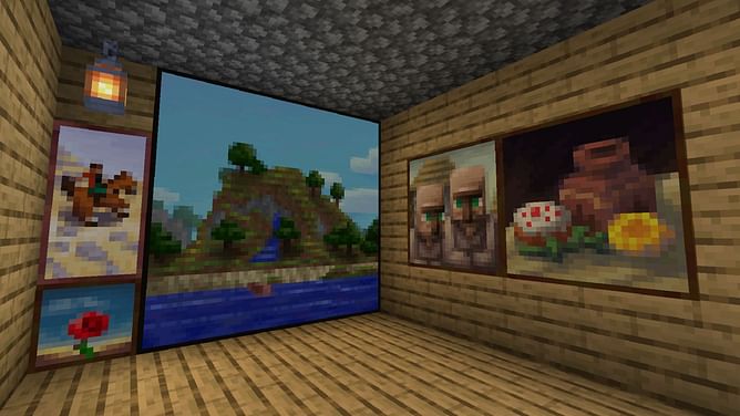 How to get the new paintings in Minecraft 1.21 update