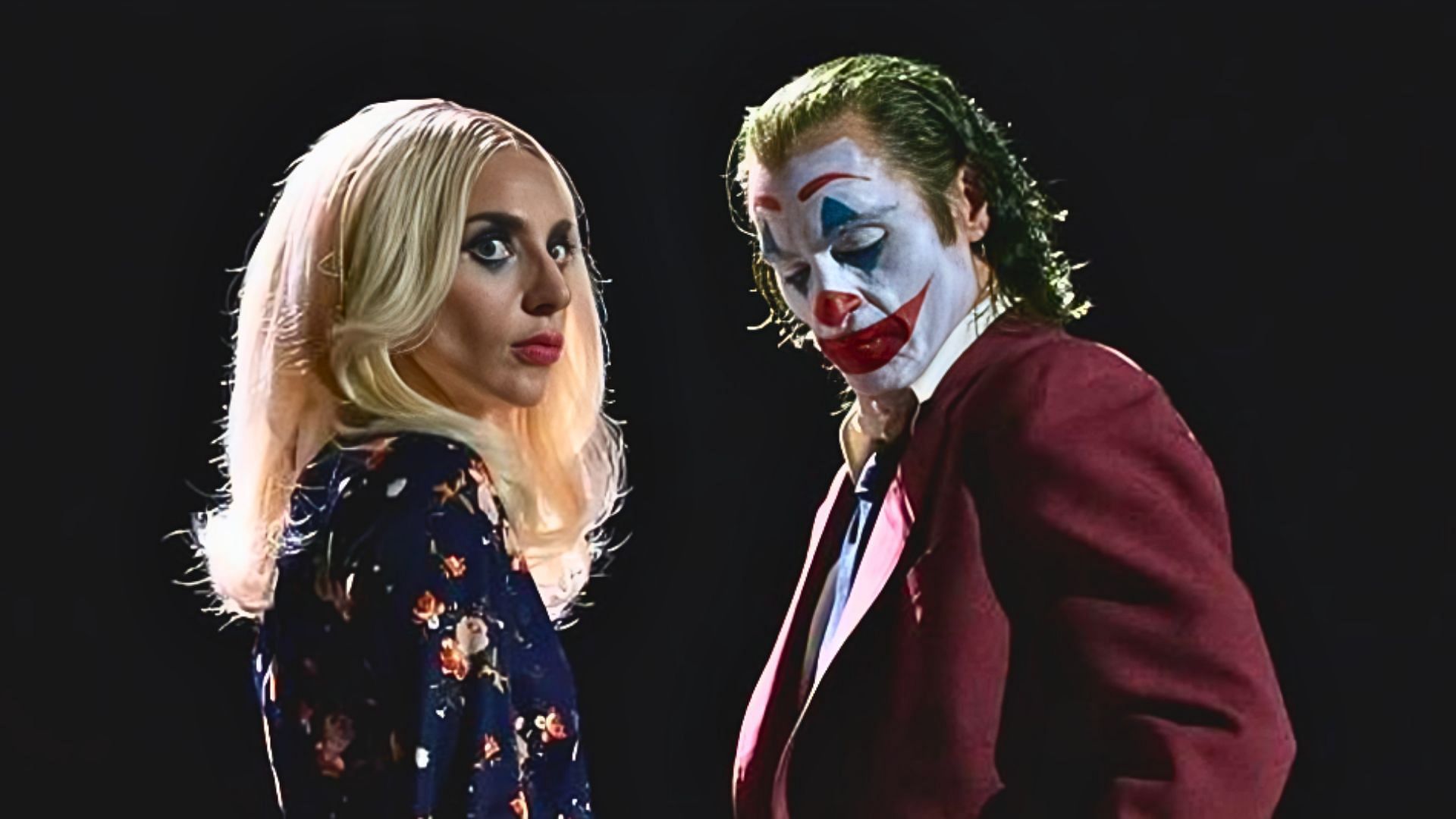 The two leads in Joker: Folie &agrave; Deux are Joaquin Phoenix (R) as Arthur Fleck/Joker and Lady Gaga (L) as Harley Quinn (Image via Instagram/@jokermovie)