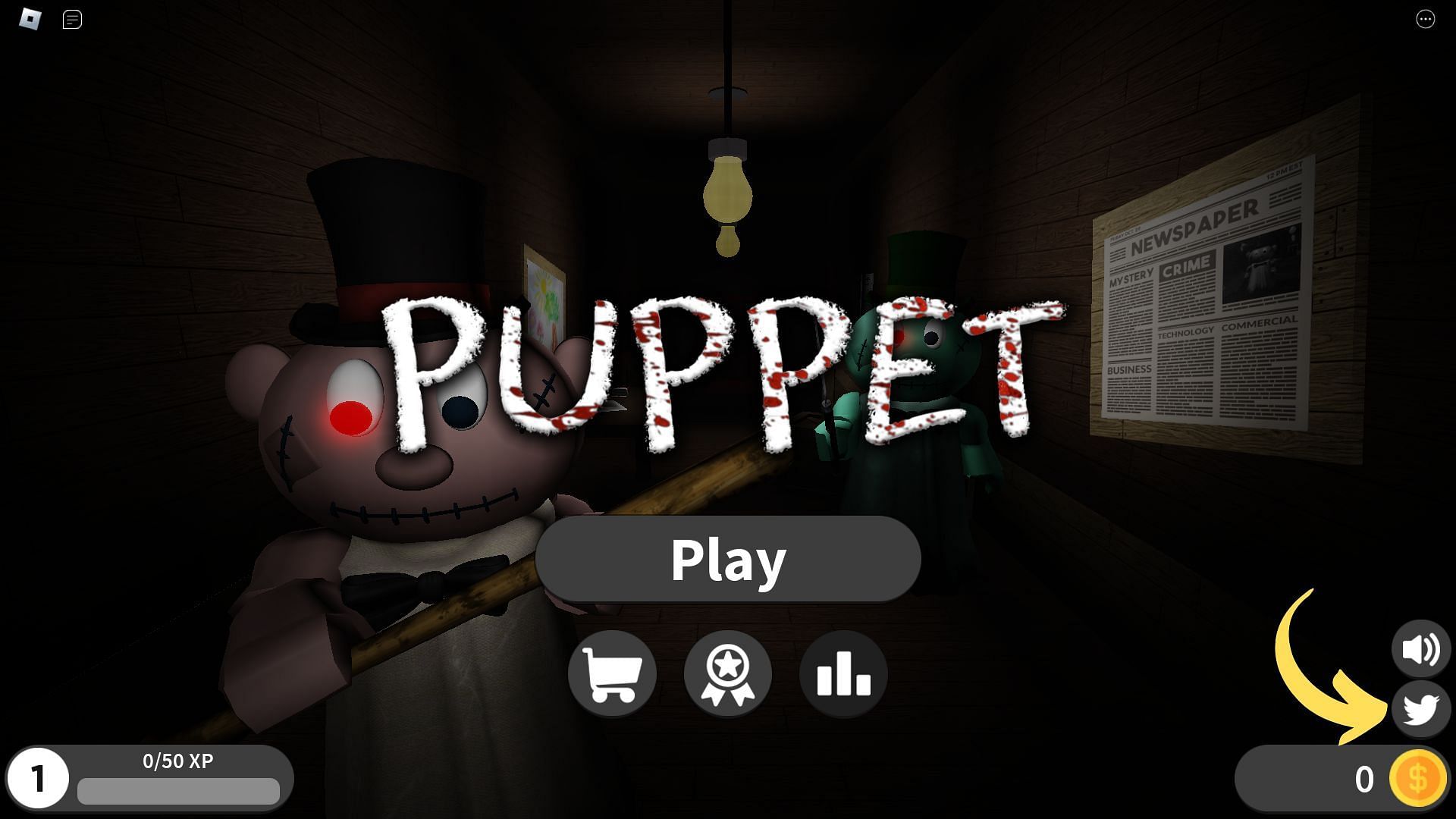 How to redeem codes for Puppet (Image via Roblox and Sportskeeda)