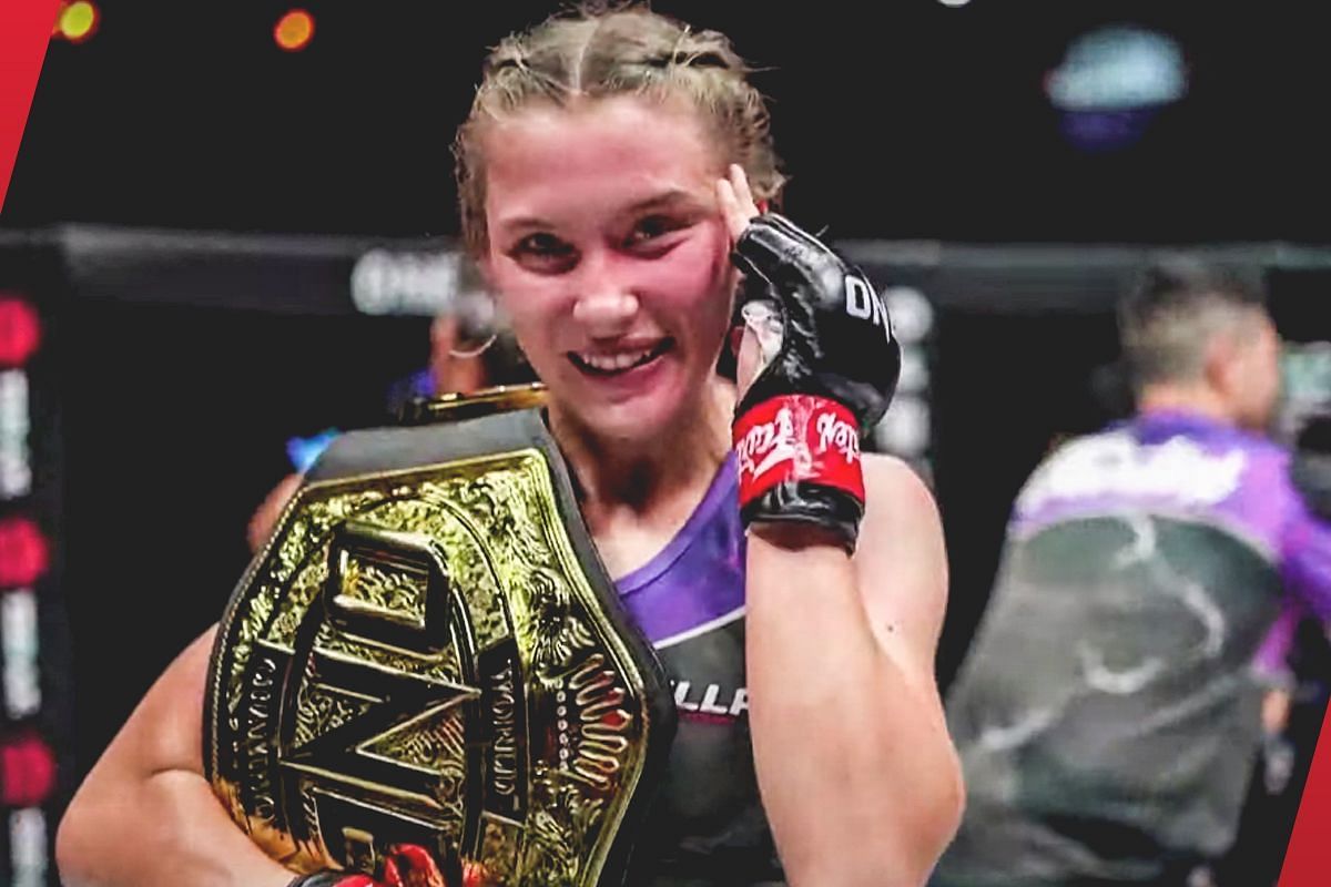 ONE strawweight Muay Thai world champion Smilla Sundell