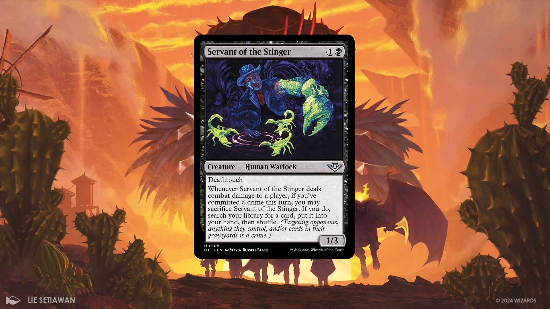 Servant of the Stinger in MTG (Image via Wizards of the Coast)