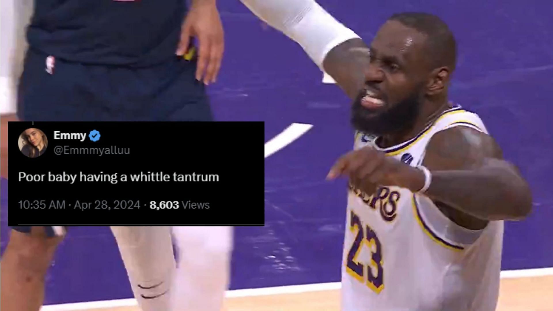Fans poke fun at LeBron James being frustrated at Lakers coaches