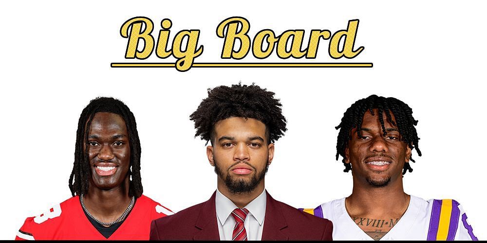 NFL Draft big board - Marvin Harrison Jr., Caleb Williams and Malik Nabers