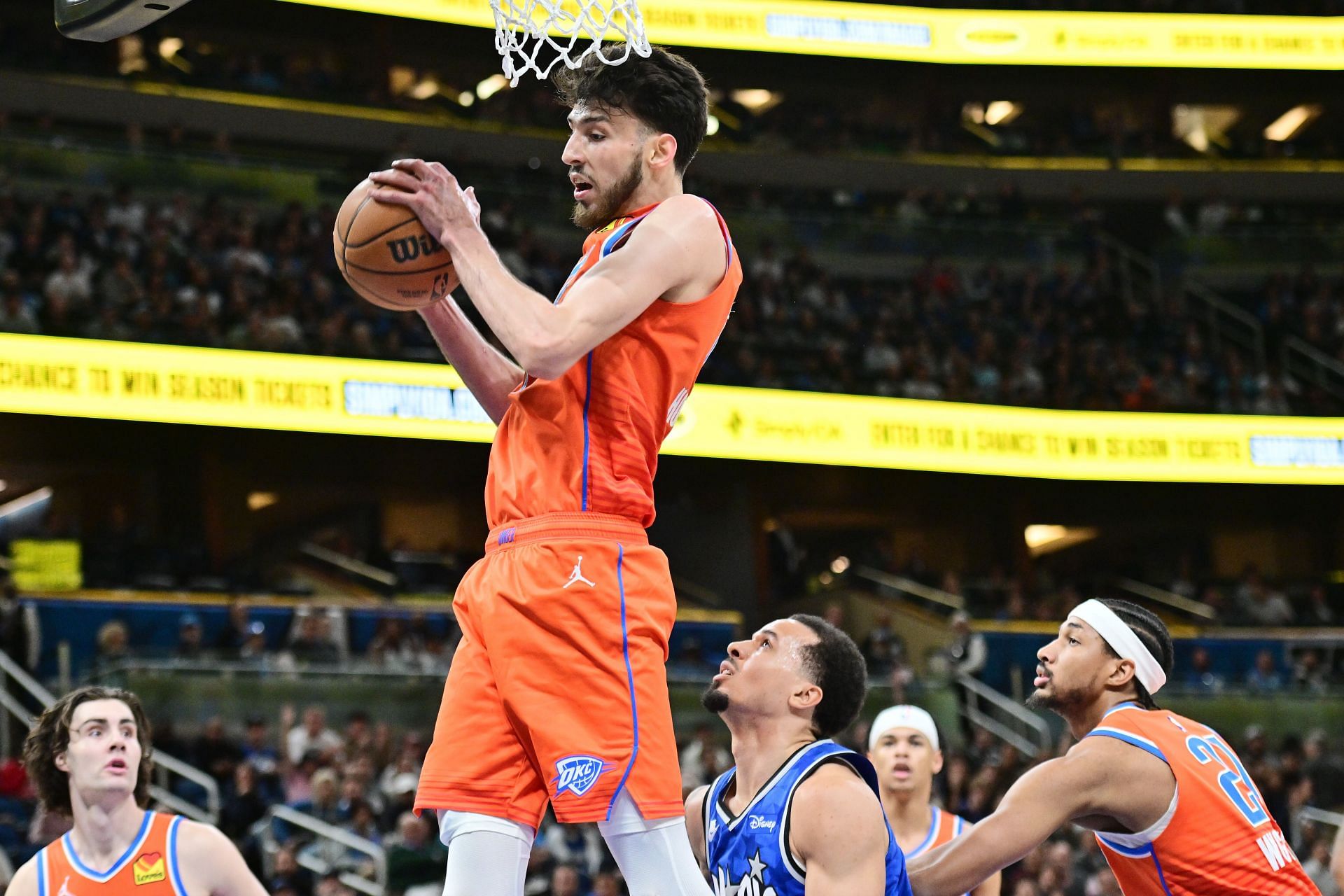 OKC Thunder rookie big man Chet Holmgren