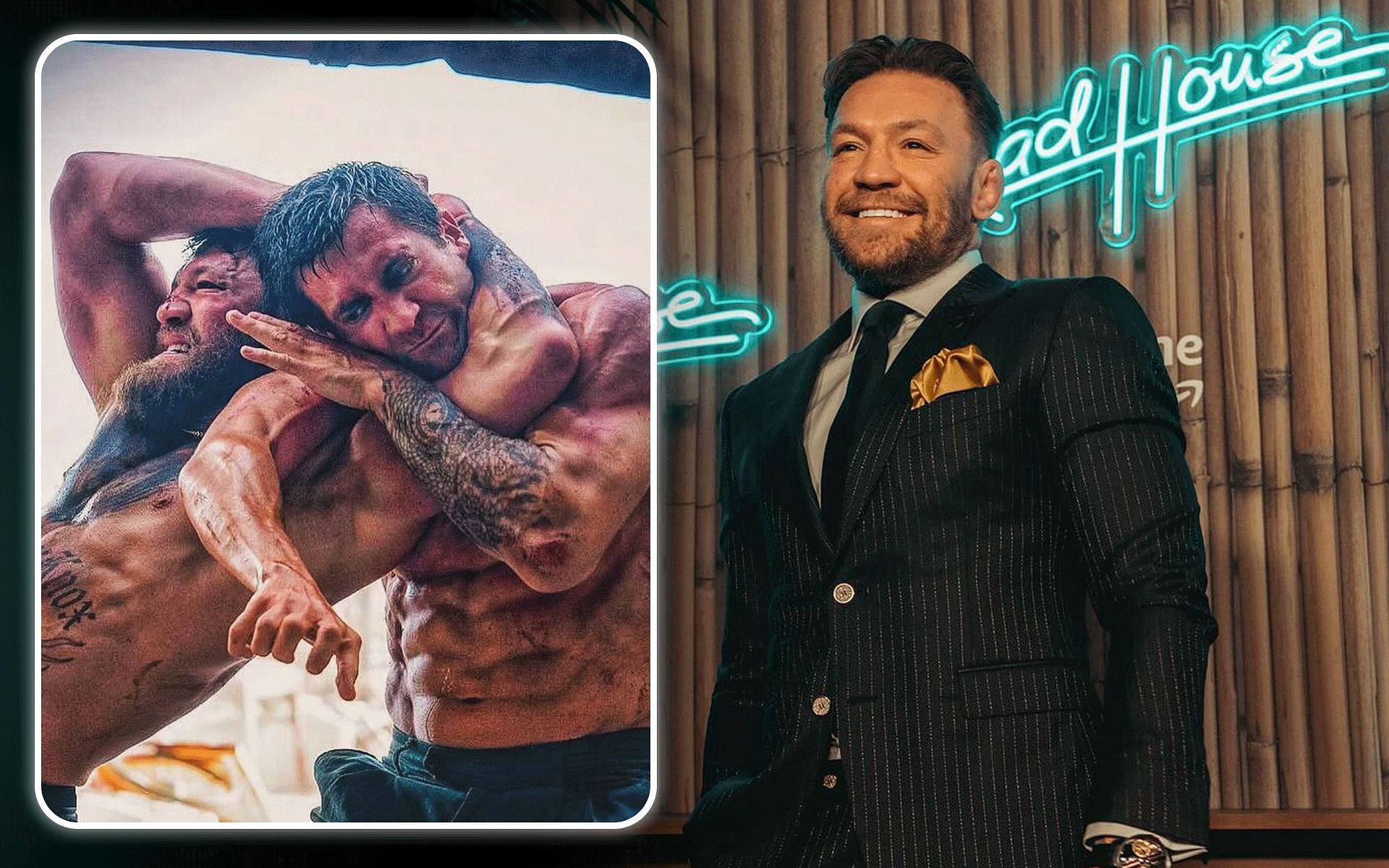 Conor McGregor (left) reveals early box office earnings for 