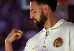 "That hasn't been done since Shaq & Kobe" - Klay Thompson dishes 'chasing rings' influenced his decision to stay on Warriors