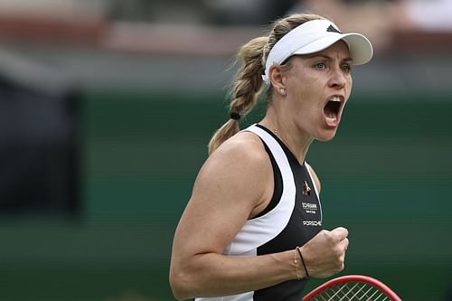 Angelique Kerber at the BNP Paribas Open in Indian Wells in 2024