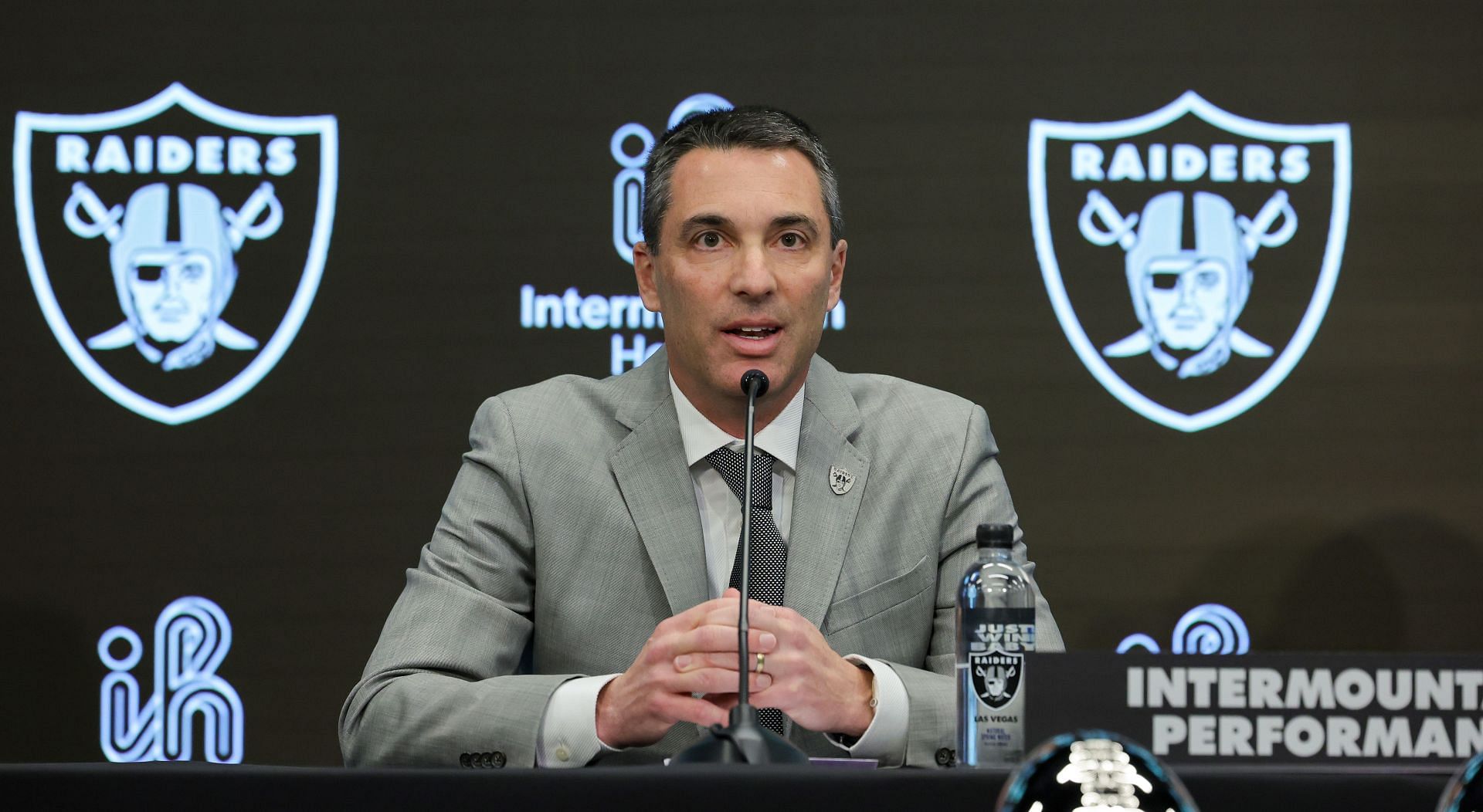 Las Vegas Raiders Introduce Antonio Pierce As Head Coach, Tom Telesco As General Manager