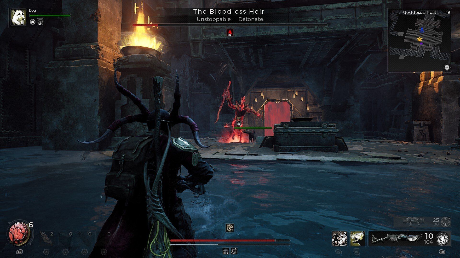 The Infinite Health build can help you breeze through boss fights (Image via Gunfire Games)