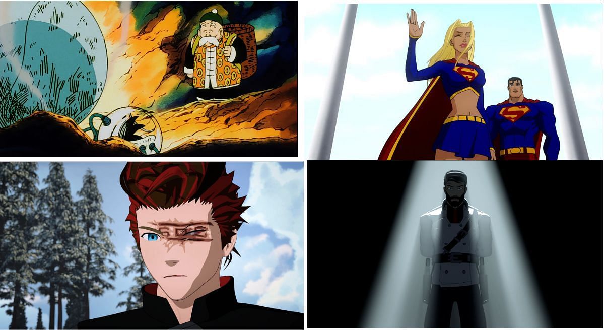 Several &quot;retcons&quot; that are not retcons (Image via Toei Animation, Warner Bros. Animation, Rooster Teeth)