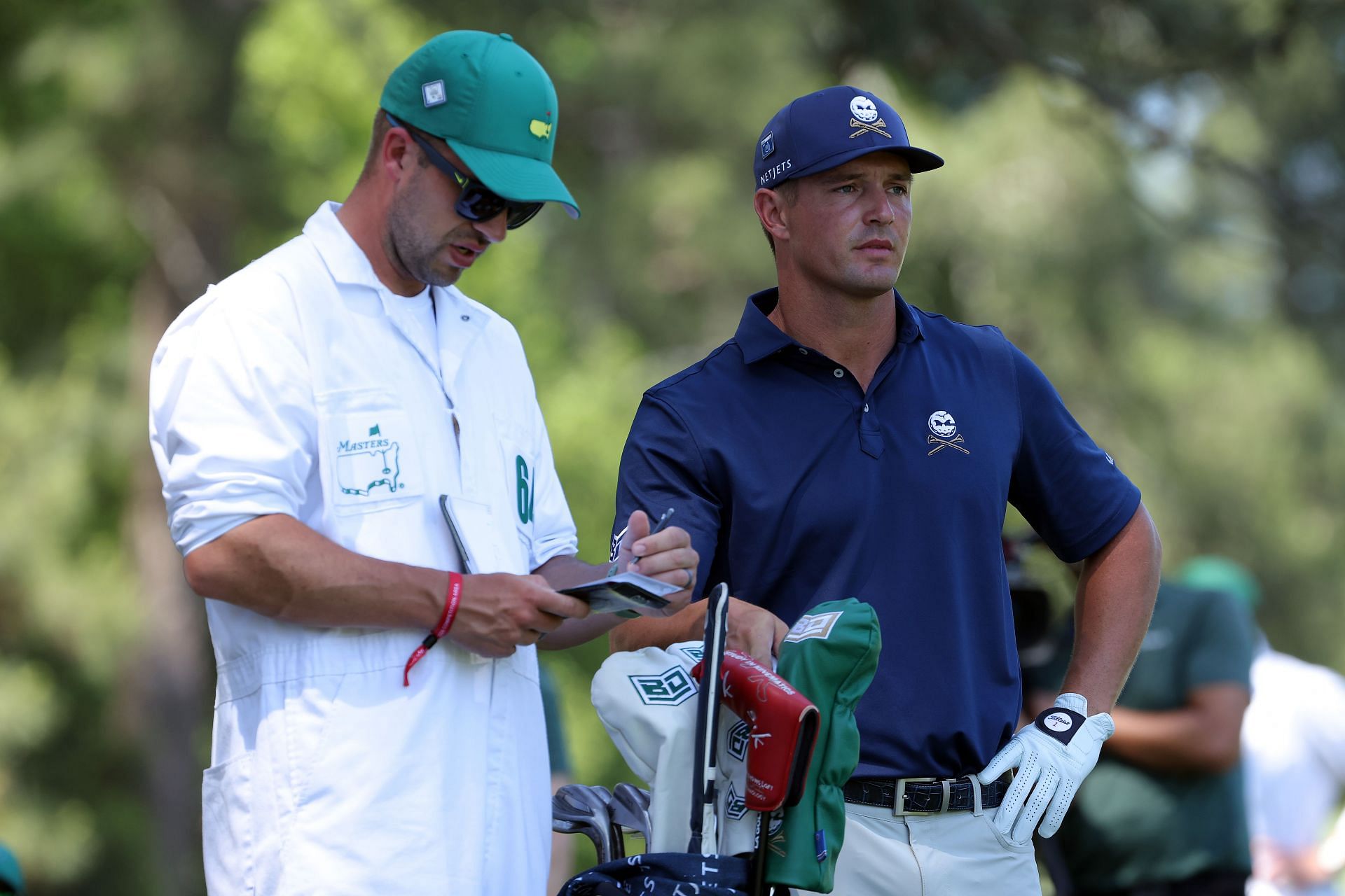 Bryson DeChambeau at the Masters for LIV Golf