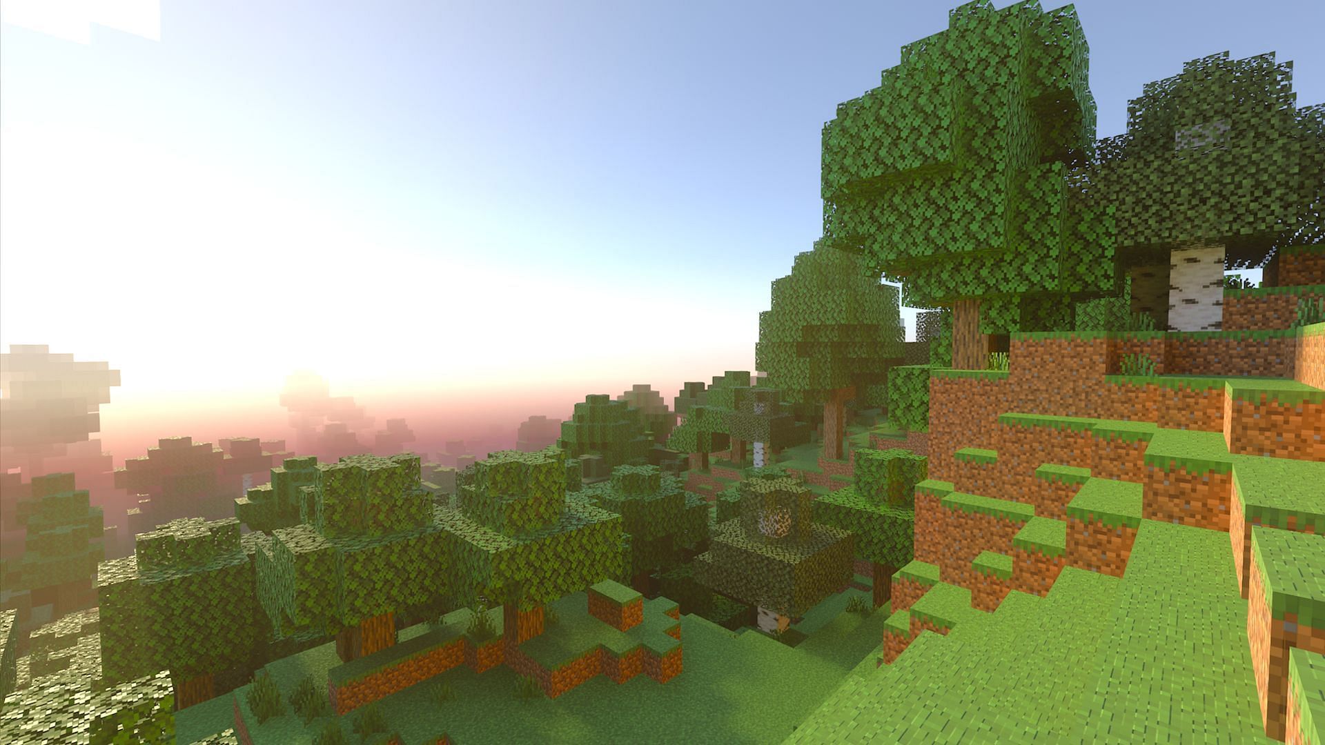 The effects of ray tracing on a world are immediately noticeable (Image via Mojang)