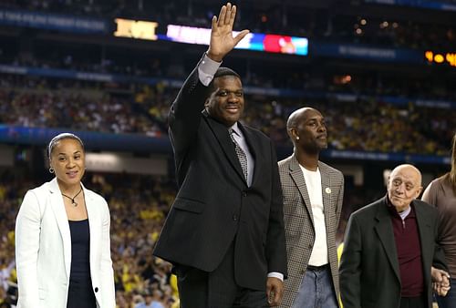 Jerry Tarkanian, shown far right with fellow 2013 Basketball Hall of Fame inductees, led a beatdown in one of the highest-scoring NCAA title games ever in 1990.