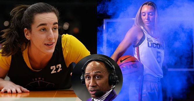 "Caitlin Clark is lucky this UConn team isn't healthy": Stephen A. Smith's co-panelist downplays Iowa star with bold comparisons to Paige Bueckers