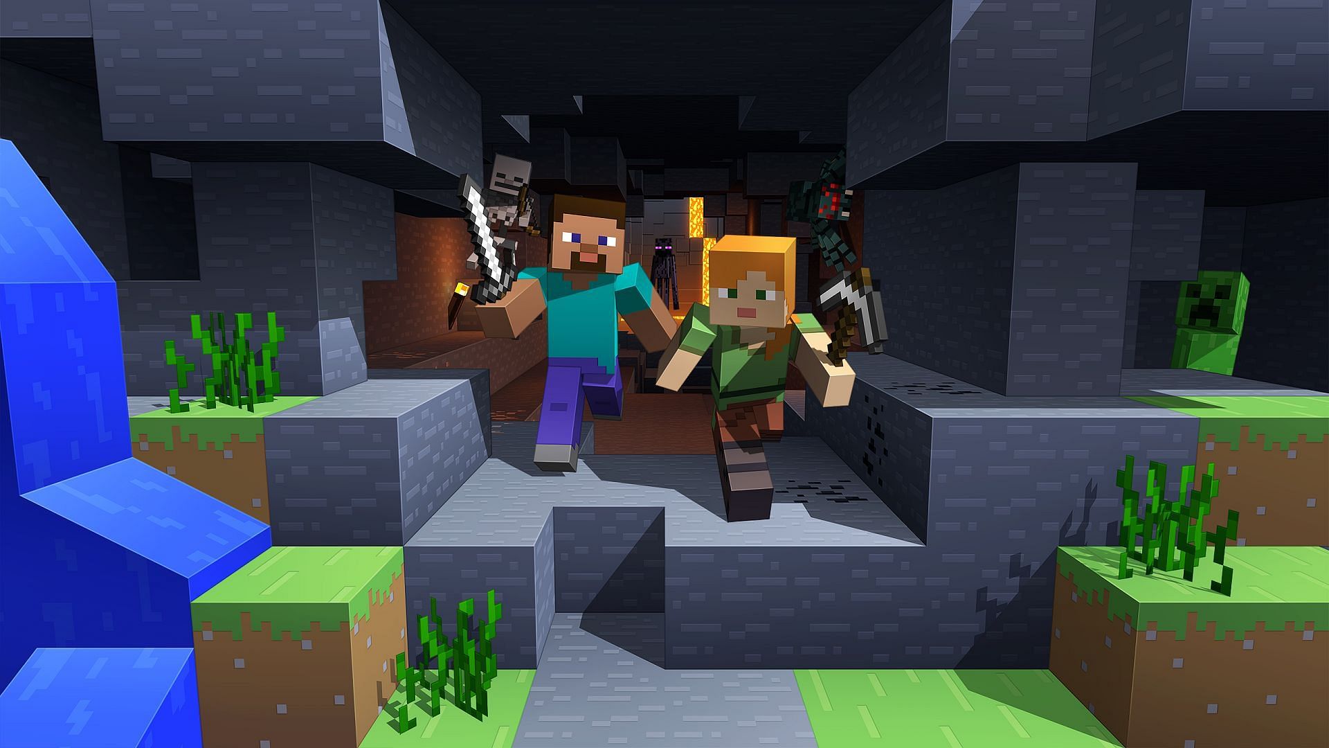 Key art for Minecraft: Java Edition (Image via Mojang)