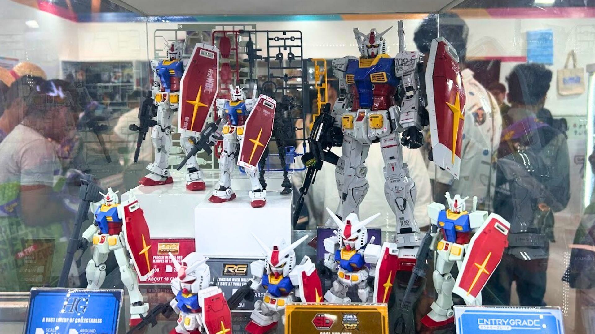 Mobile Suit Gundam displayed at Mumbai Comic Con (Image via Sportskeeda)