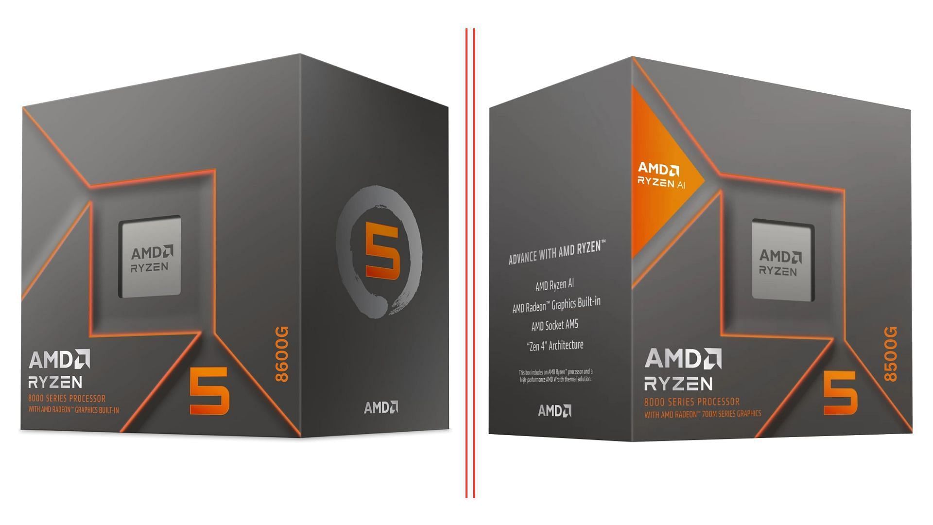AMD Ryzen 5 8500G vs 8600G