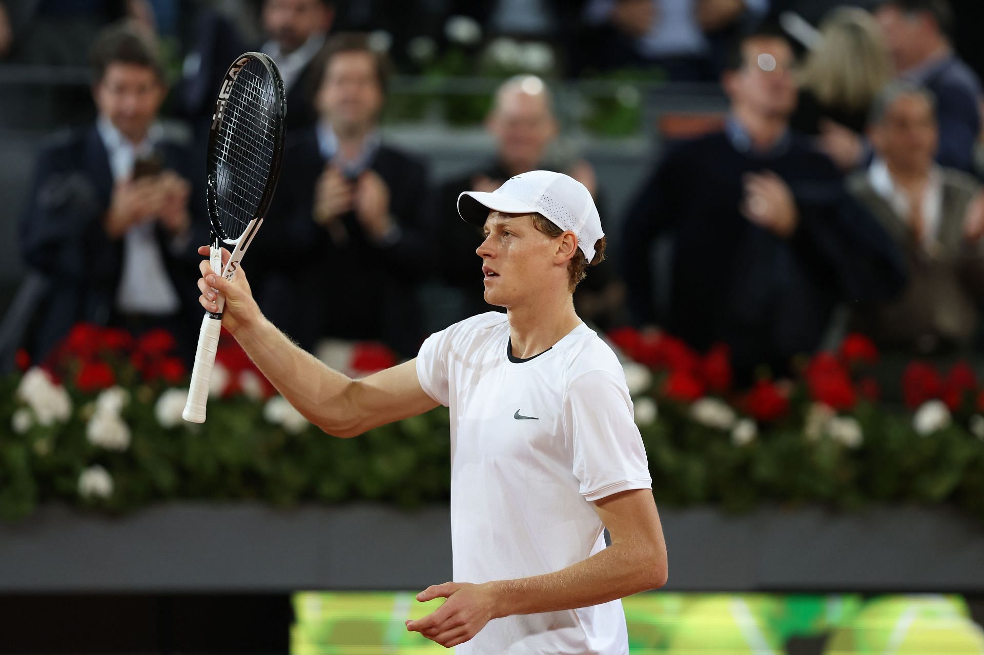 Jannik Sinner at the 2024 Mutua Madrid Open