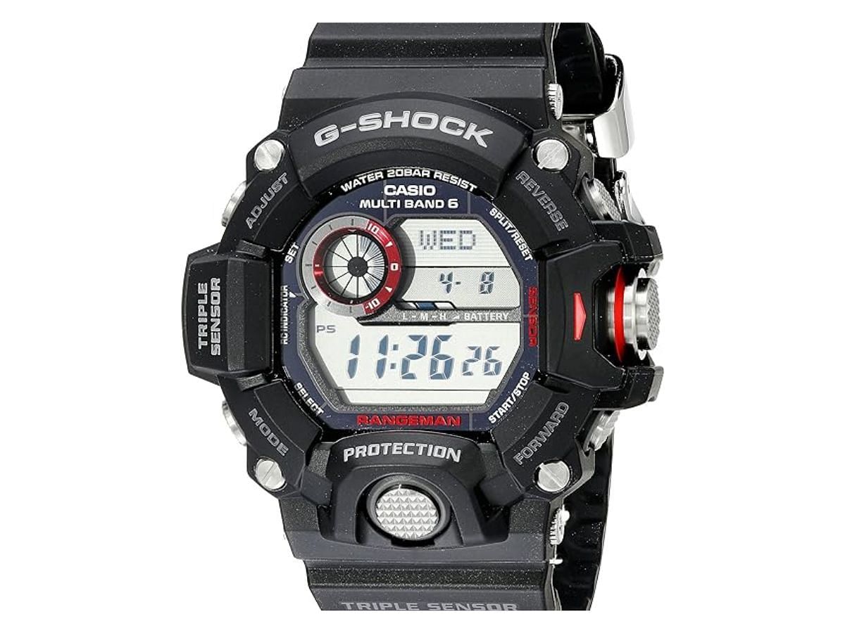 Casio G-Shock GW-9400-1 Rangeman Solar Digital Survival Watch (Image via Amazon)