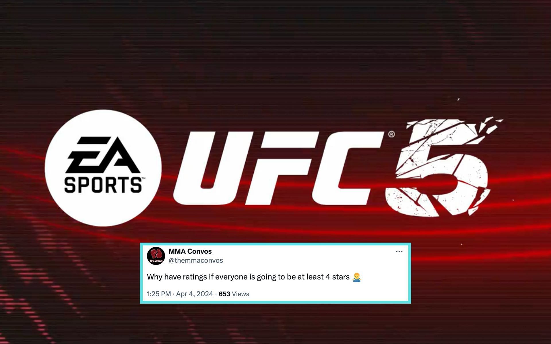 Fans react to the new EA Sports UFC game update [Photo Courtesy @easportsufc on X]
