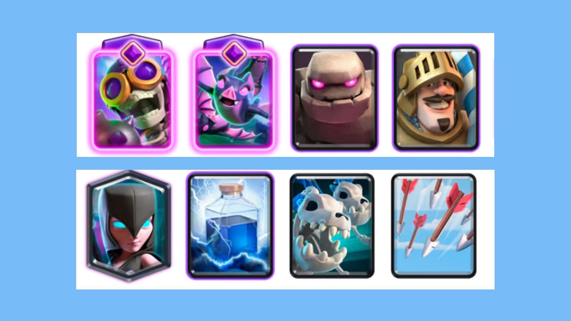 Golem-Prince deck composition (Image via Supercell)