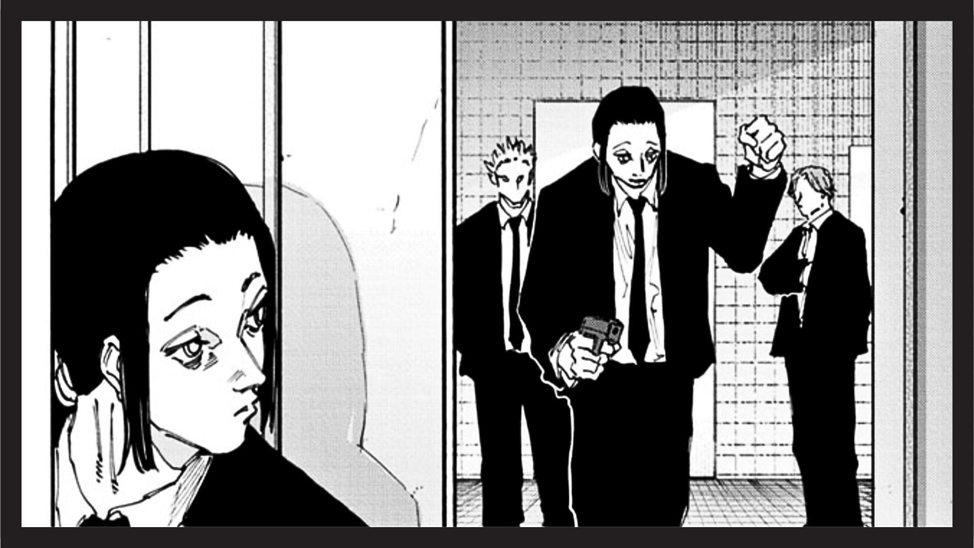 Uzuki&#039;s spies as seen in Sakamoto Days (Image via Yuto Suzuki/Shueisha)