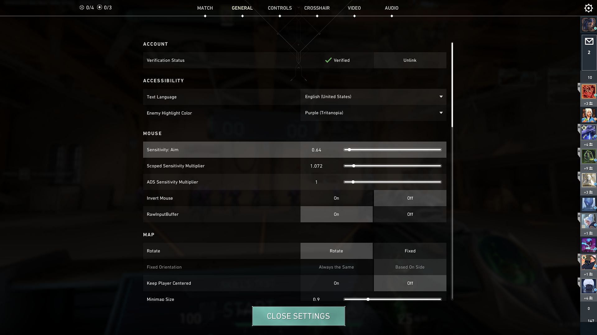 Find the sensitivity settings that work for you (Image via Riot Games)