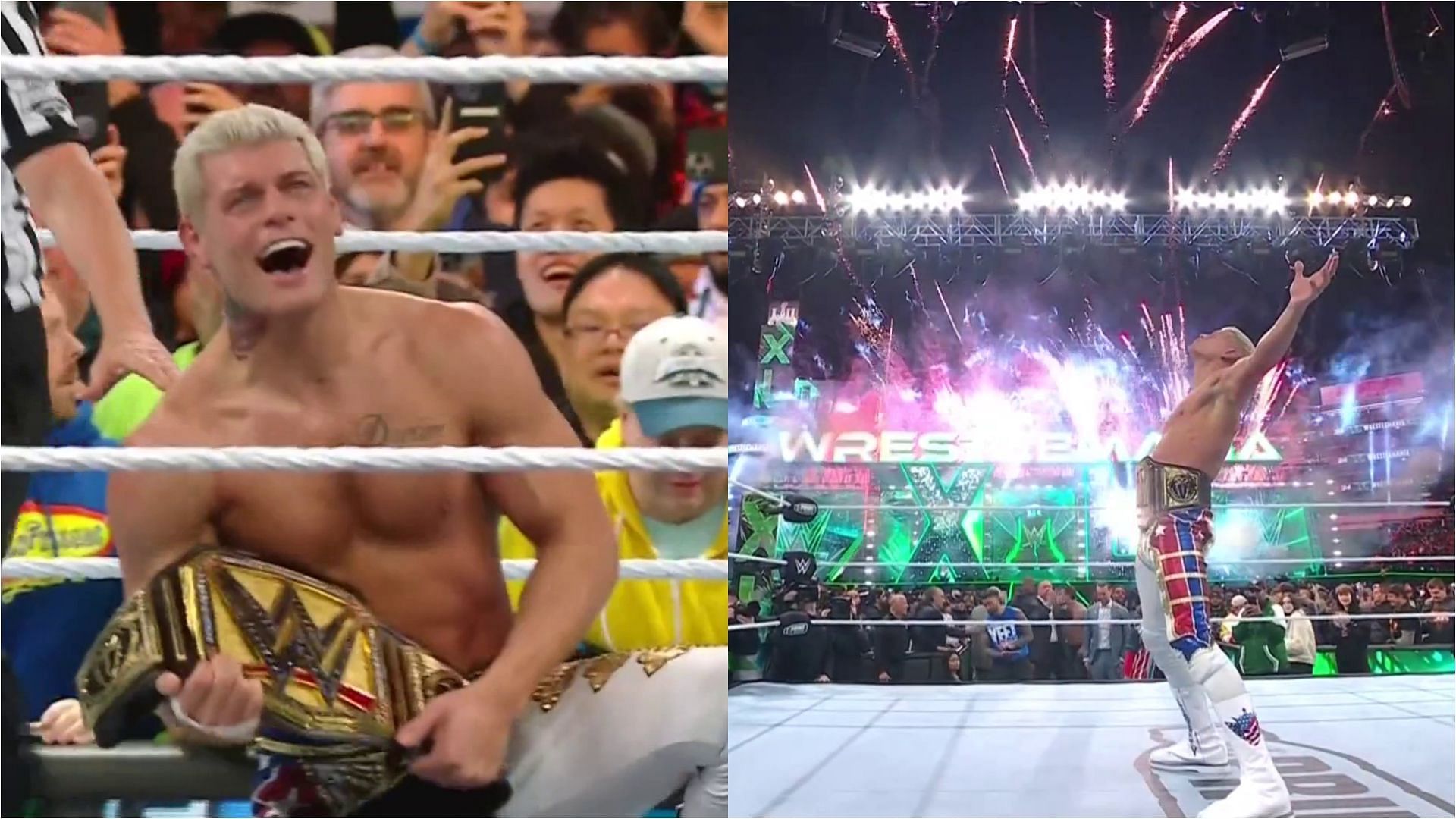 The American Nightmare finally finished his story at WrestleMania XL [Images courtesy of WWE