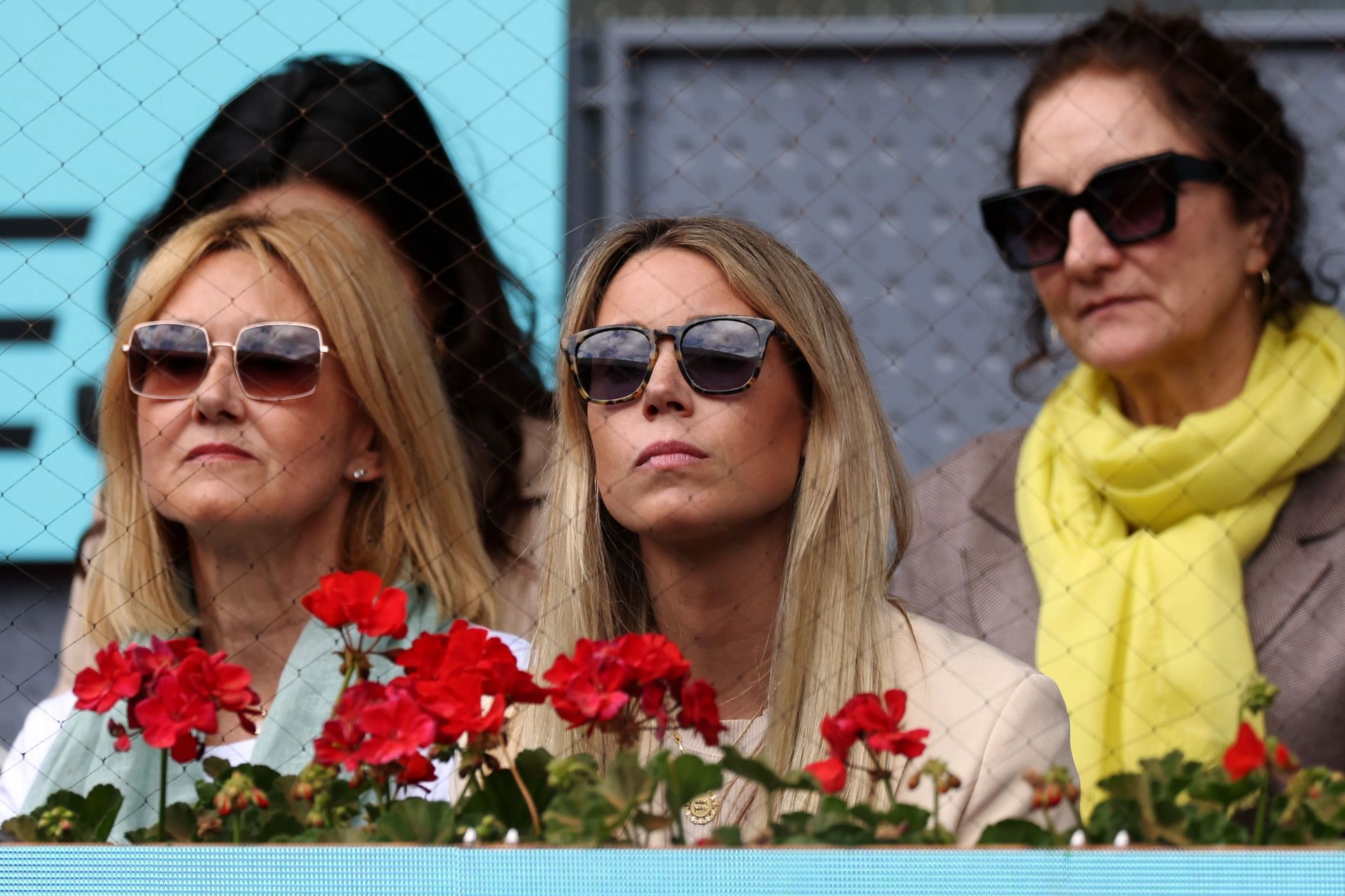 Nadal&#039;s sister Maribel and mother Ana Maria Parera at the Madrid Open