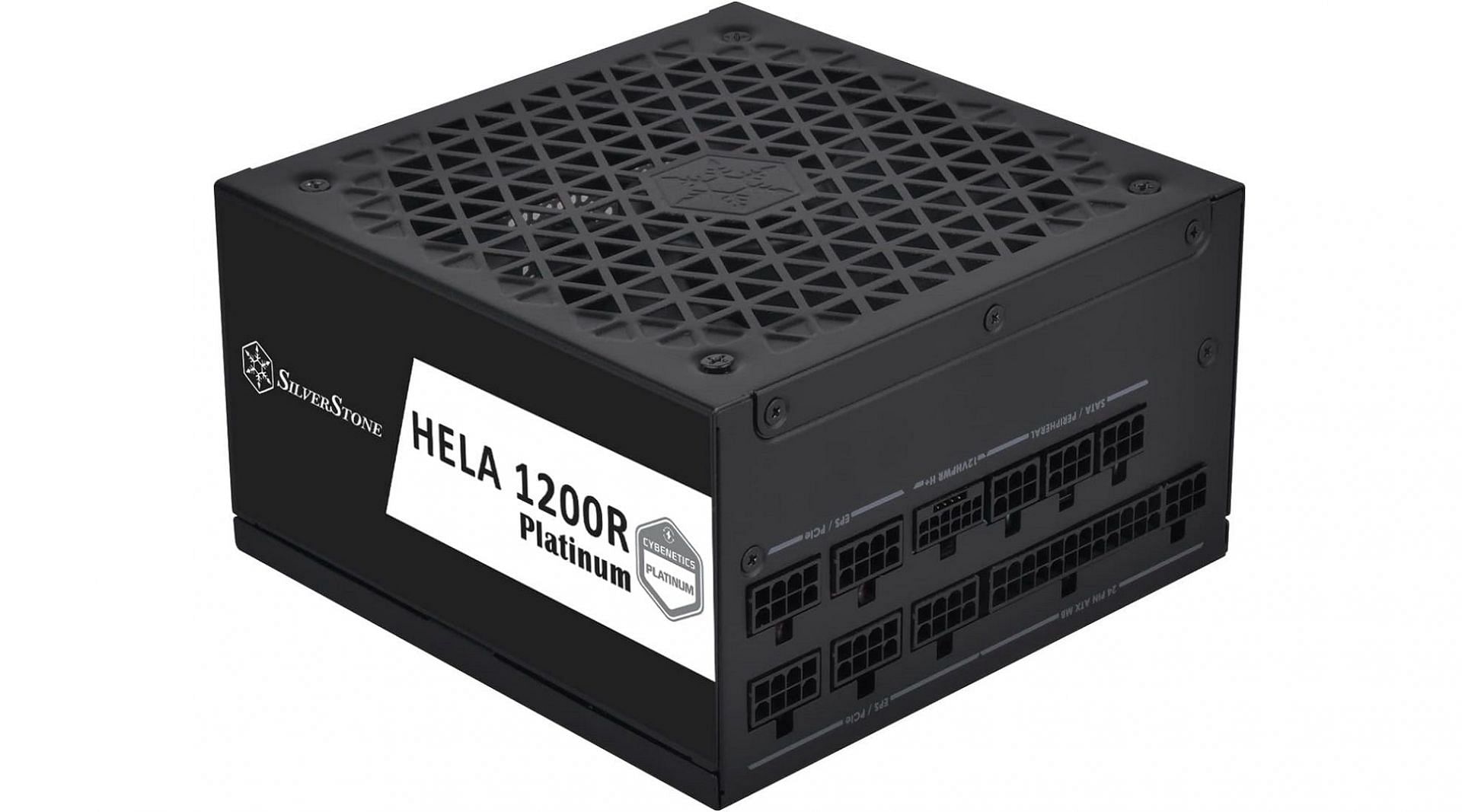 SilverStone Technology HELA 1200R 1200W power supply (Image via SilverStone and Consumer Tech Review (High-Speed)/YouTube)