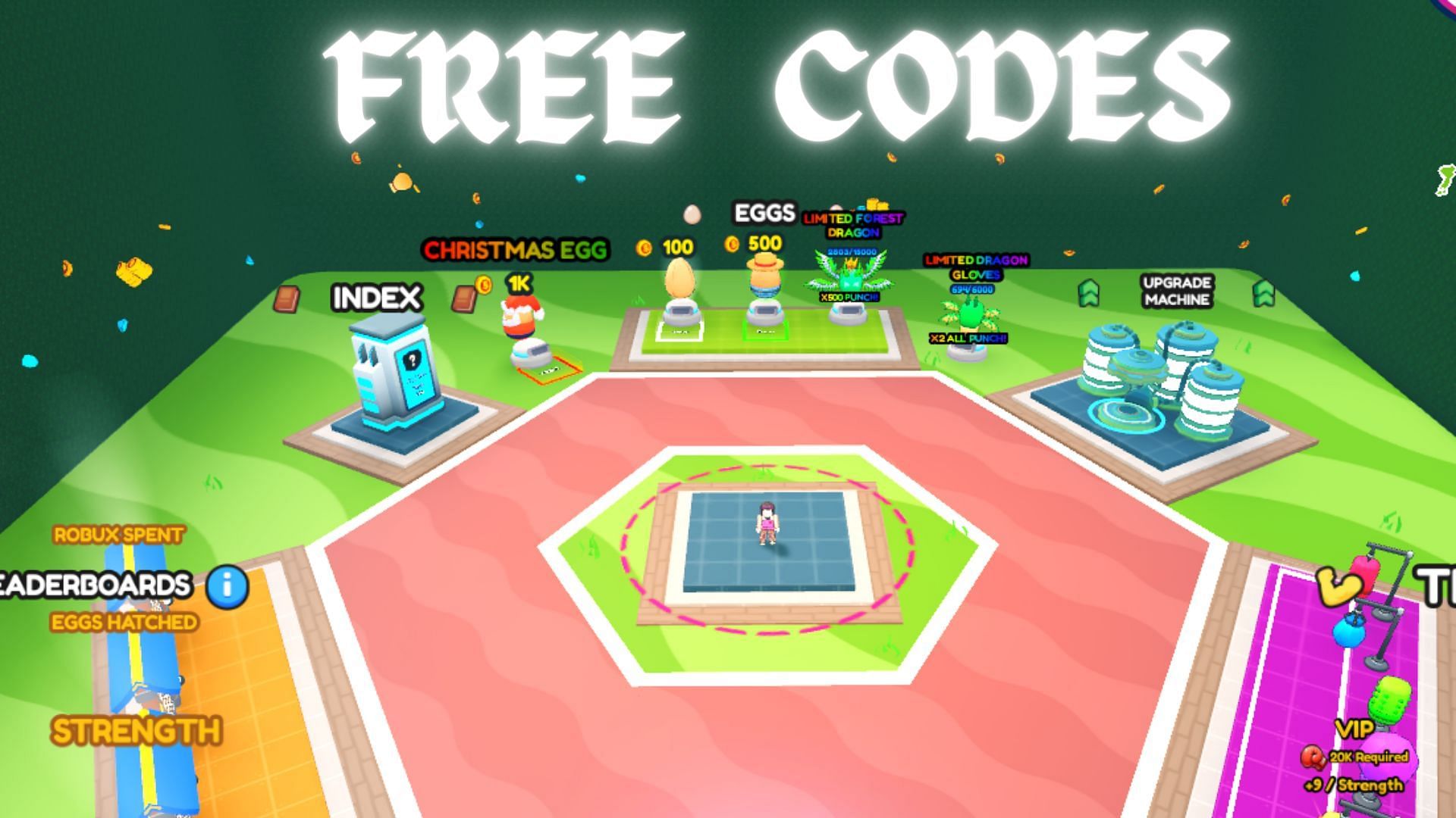 Free Active codes in Punch Hole Simulator (Image via Roblox || Sportskeeda)