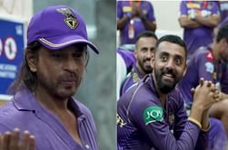 [Watch] "Coach tells me it's me who is coming and making you guys win" - Shah Rukh Khan's hilarious dressing room speech to KKR players after DC win