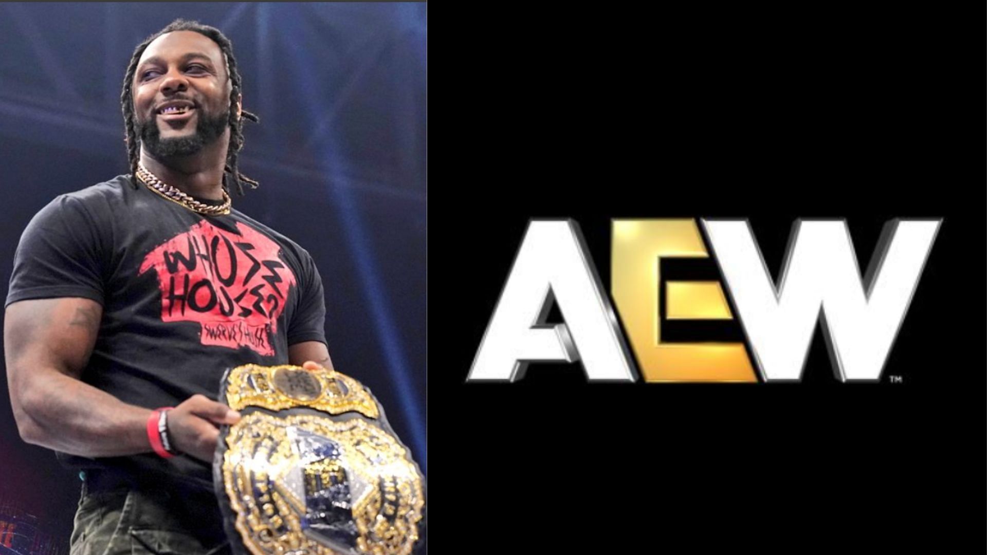 Swerve Strickland beat Samoa Joe to win the AEW World Title [Image Credits: AEW and Strickland