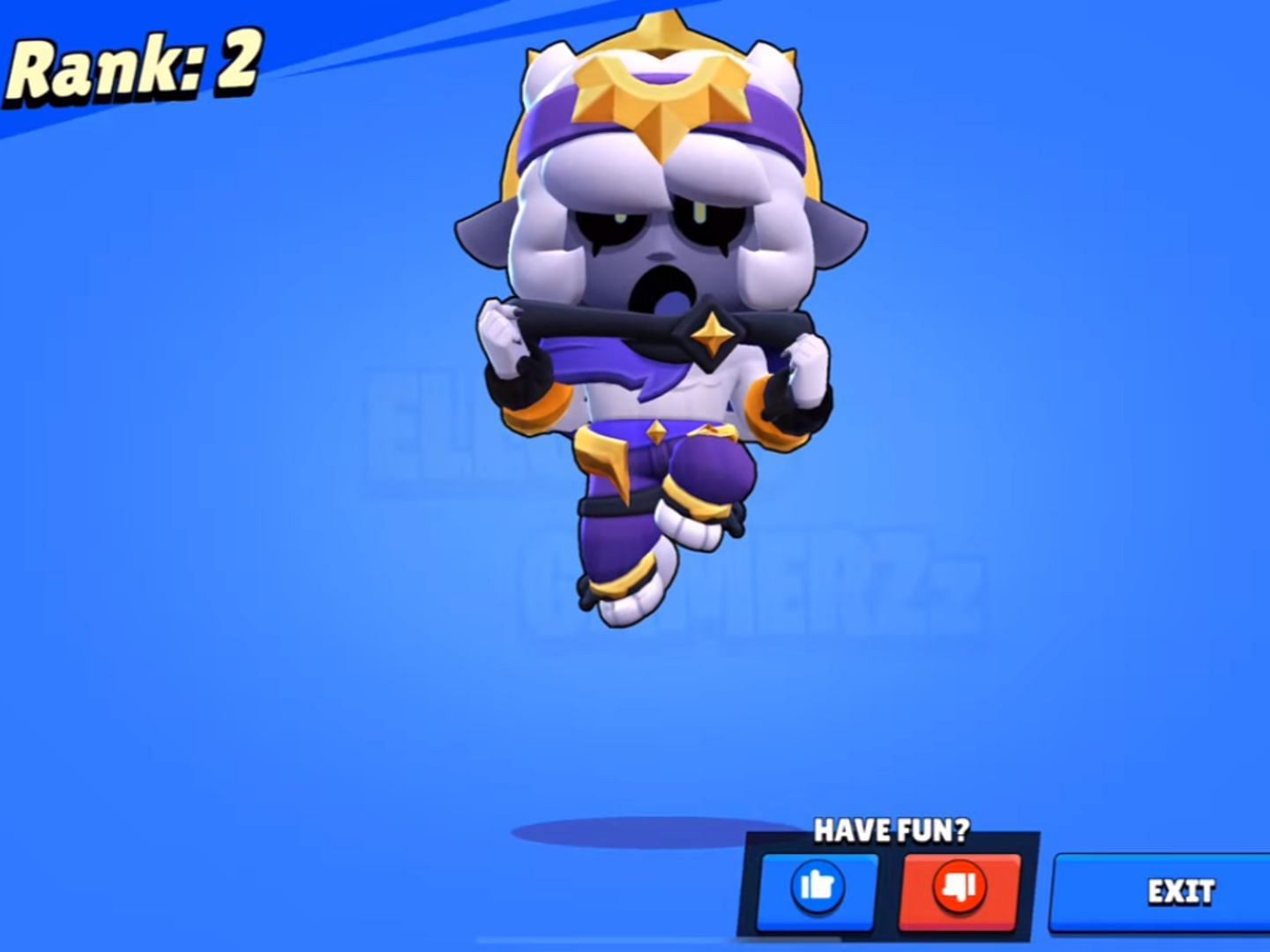 Front look of the Sandy wearing the Nightmare skin (Image via ELECTRO GAMERZz/YouTube || Supercell)