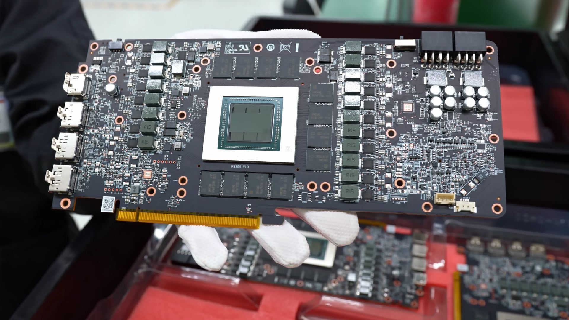 Graphics card with a lot of VRAM (Image via PC Centric/YouTube)