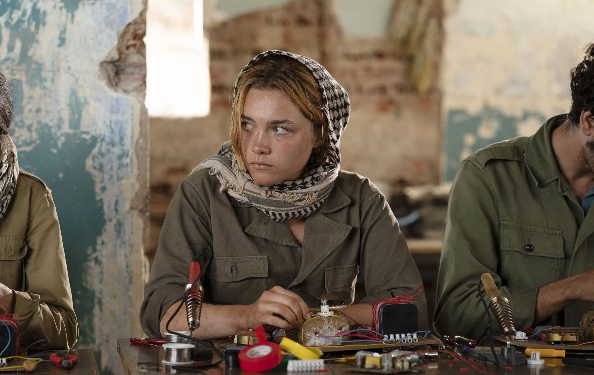 A still from The Little Drummer Girl (Image via BBC)