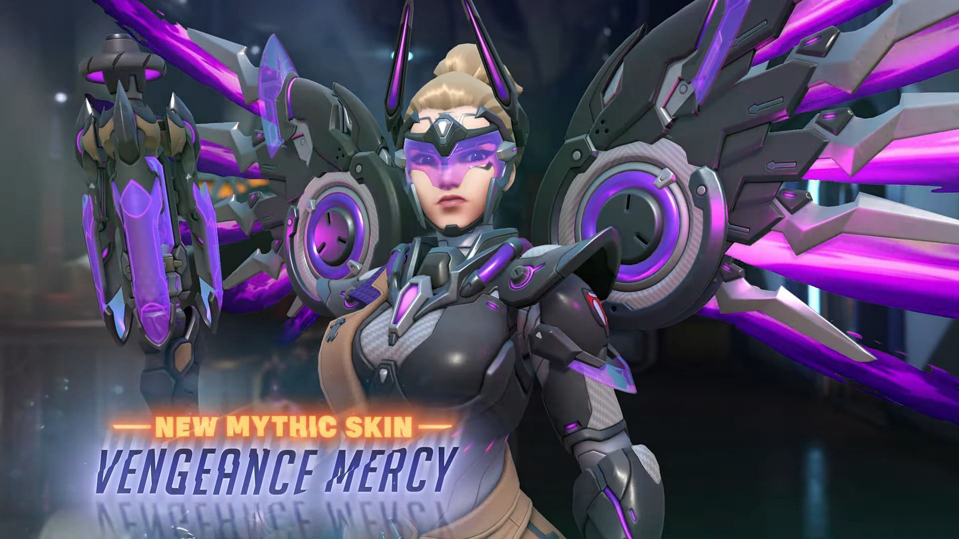 One of the customization options for the mythic Mercy skin (Image via Blizzard Entertainment)