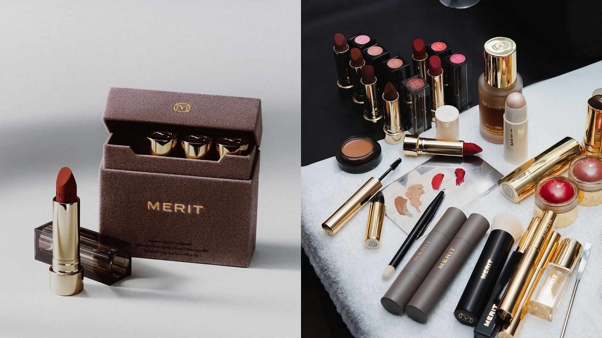 Merit makeup products (Image via @merit/ Instagram)