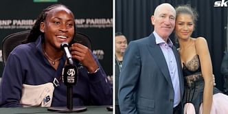 Coco Gauff teases coach Brad Gilbert over his acting debut in 'Challengers' starring Zendaya