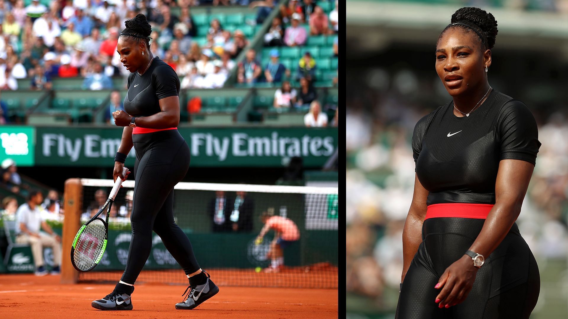 Serena Williams recently looked back on her controversial catsuit at the 2018 French Open
