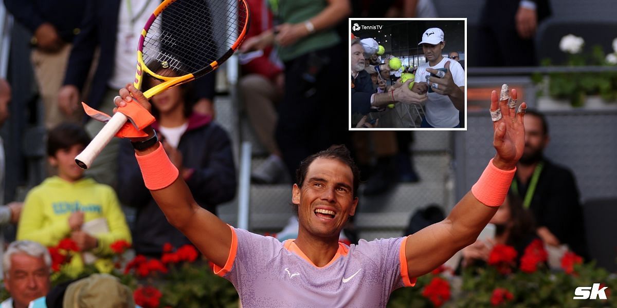 WATCH: Rafael Nadal comes to the rescue of fan struggling to take a ...